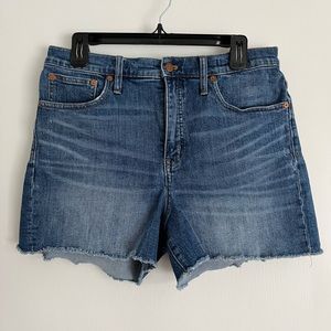 Madewell High Rise Denim Shorts